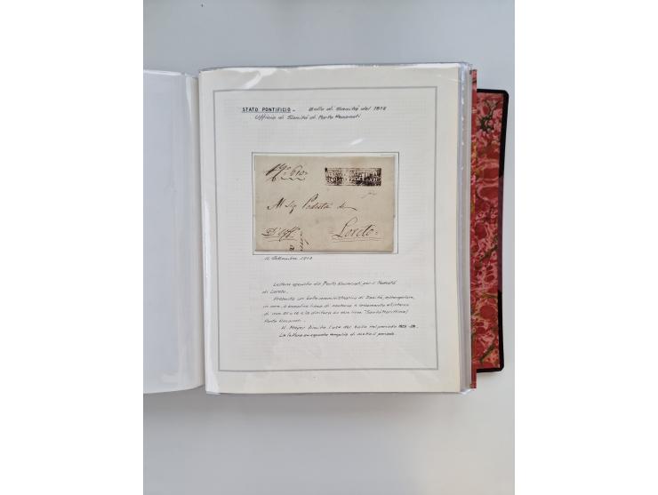 KIRCHENSTAAT: 1630/1886, sehr reichhaltige Sammlung mit über 370 Briefen und Dokumenten, darunter u. a. ein Dokument über die