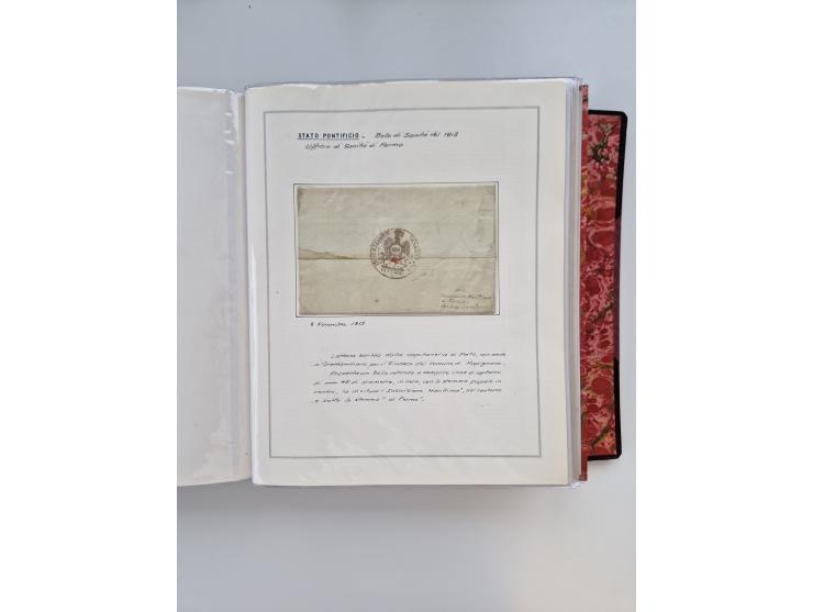 KIRCHENSTAAT: 1630/1886, sehr reichhaltige Sammlung mit über 370 Briefen und Dokumenten, darunter u. a. ein Dokument über die