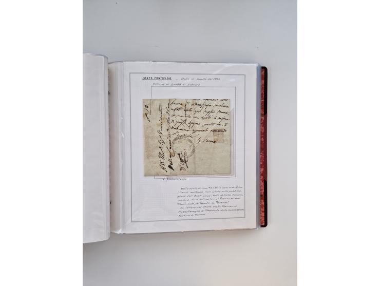 KIRCHENSTAAT: 1630/1886, sehr reichhaltige Sammlung mit über 370 Briefen und Dokumenten, darunter u. a. ein Dokument über die