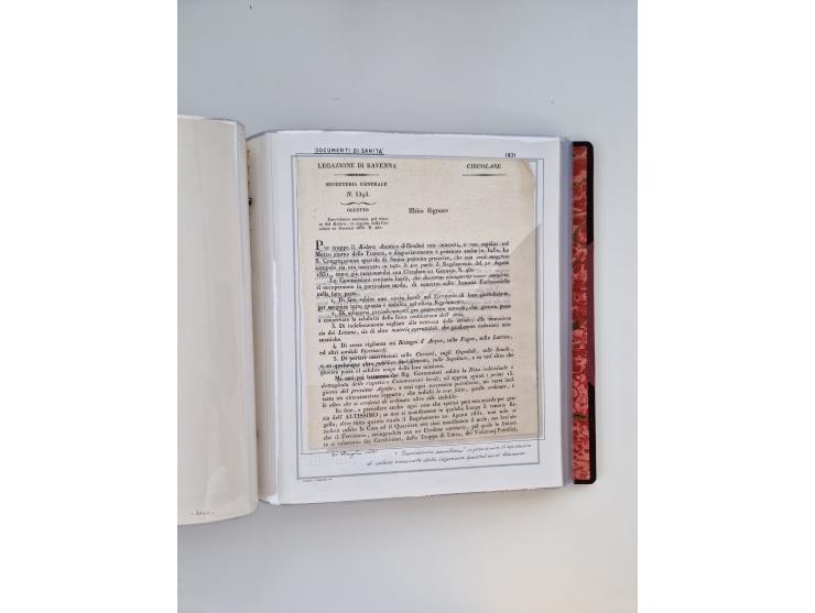 KIRCHENSTAAT: 1630/1886, sehr reichhaltige Sammlung mit über 370 Briefen und Dokumenten, darunter u. a. ein Dokument über die