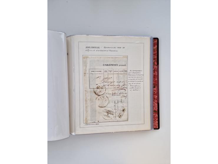 KIRCHENSTAAT: 1630/1886, sehr reichhaltige Sammlung mit über 370 Briefen und Dokumenten, darunter u. a. ein Dokument über die