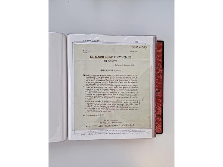 KIRCHENSTAAT: 1630/1886, sehr reichhaltige Sammlung mit über 370 Briefen und Dokumenten, darunter u. a. ein Dokument über die