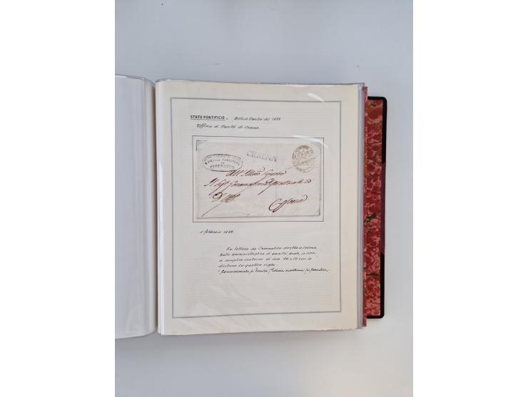 KIRCHENSTAAT: 1630/1886, sehr reichhaltige Sammlung mit über 370 Briefen und Dokumenten, darunter u. a. ein Dokument über die