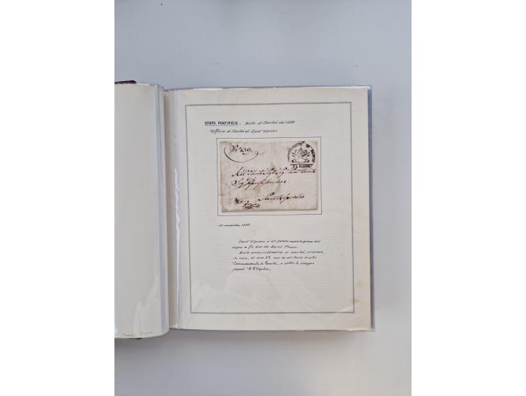KIRCHENSTAAT: 1630/1886, sehr reichhaltige Sammlung mit über 370 Briefen und Dokumenten, darunter u. a. ein Dokument über die