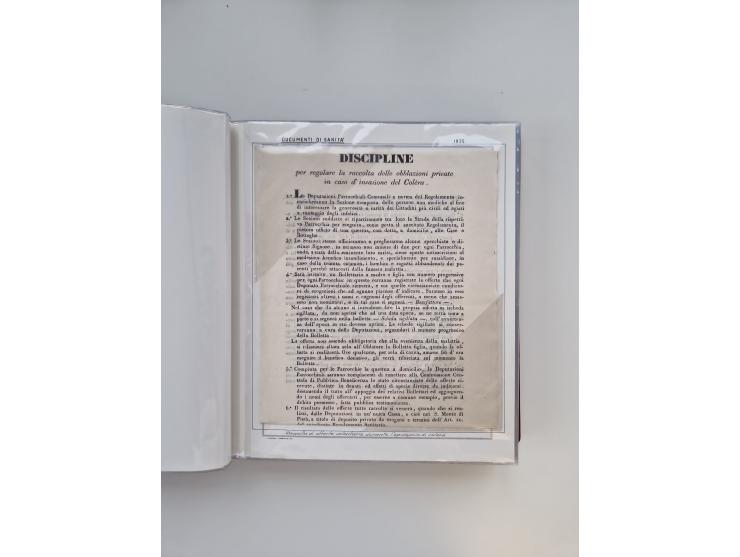 KIRCHENSTAAT: 1630/1886, sehr reichhaltige Sammlung mit über 370 Briefen und Dokumenten, darunter u. a. ein Dokument über die