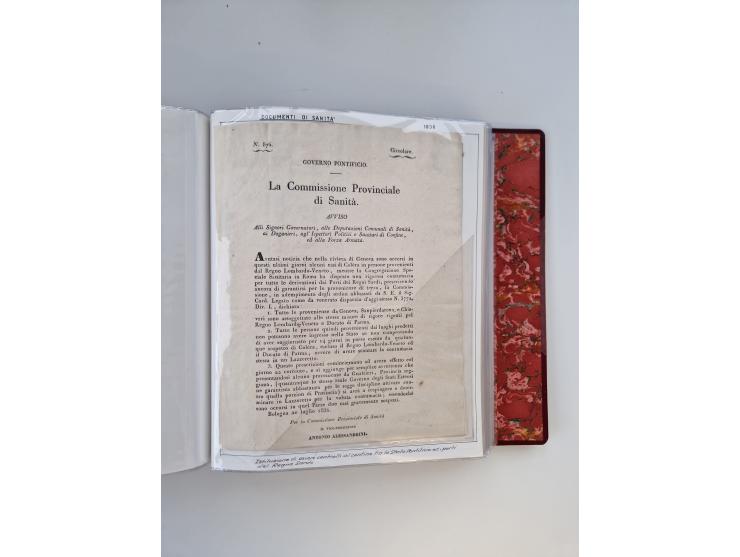 KIRCHENSTAAT: 1630/1886, sehr reichhaltige Sammlung mit über 370 Briefen und Dokumenten, darunter u. a. ein Dokument über die