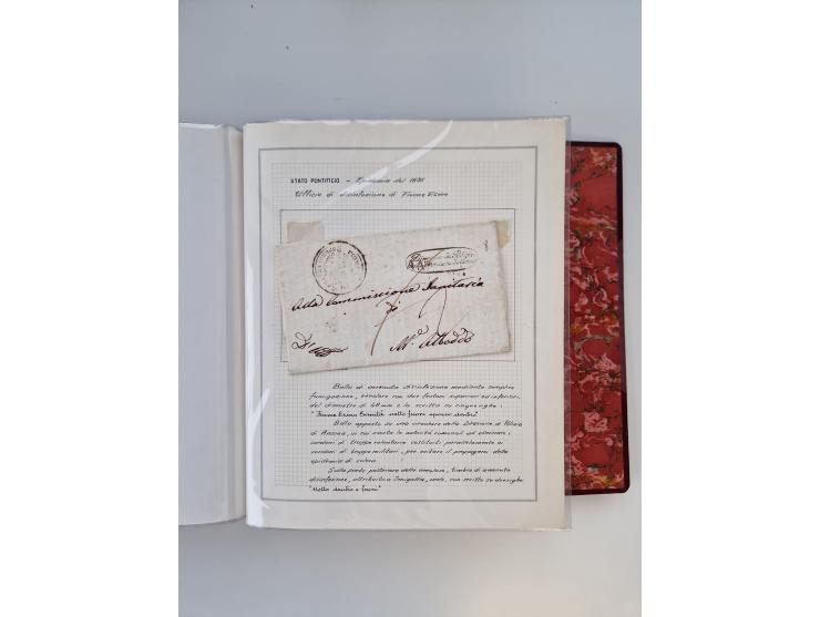 KIRCHENSTAAT: 1630/1886, sehr reichhaltige Sammlung mit über 370 Briefen und Dokumenten, darunter u. a. ein Dokument über die