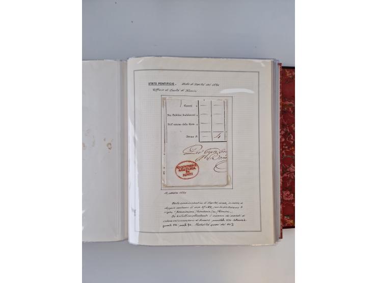 KIRCHENSTAAT: 1630/1886, sehr reichhaltige Sammlung mit über 370 Briefen und Dokumenten, darunter u. a. ein Dokument über die