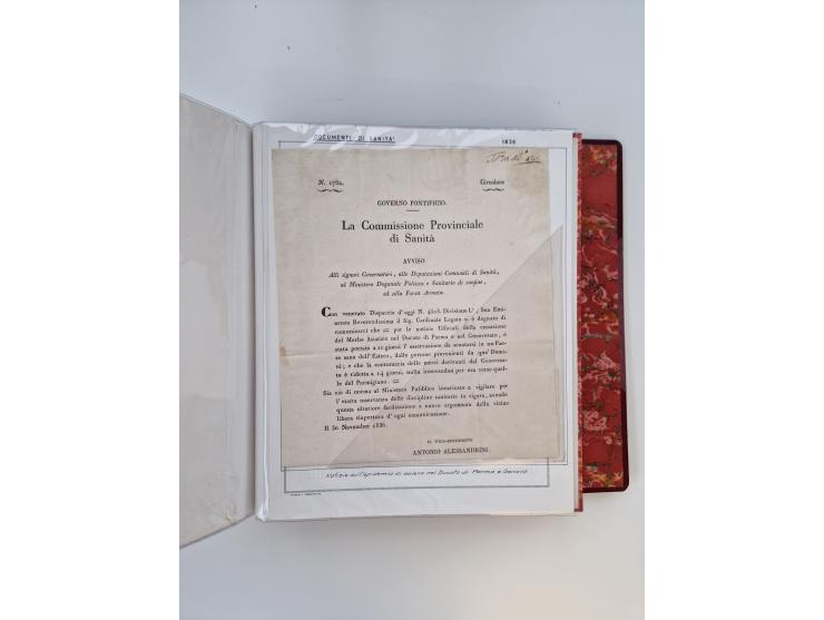 KIRCHENSTAAT: 1630/1886, sehr reichhaltige Sammlung mit über 370 Briefen und Dokumenten, darunter u. a. ein Dokument über die