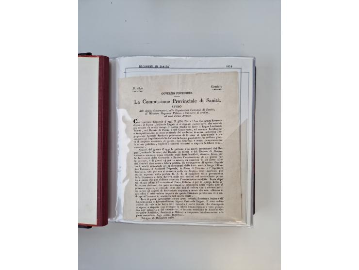 KIRCHENSTAAT: 1630/1886, sehr reichhaltige Sammlung mit über 370 Briefen und Dokumenten, darunter u. a. ein Dokument über die