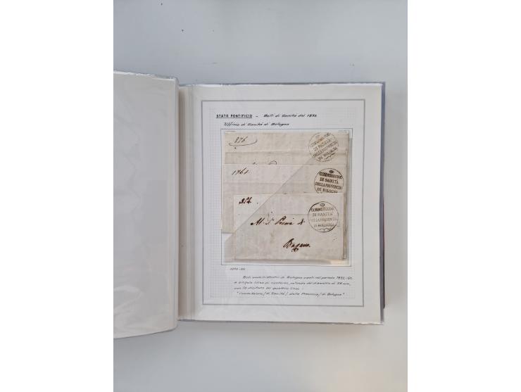 KIRCHENSTAAT: 1630/1886, sehr reichhaltige Sammlung mit über 370 Briefen und Dokumenten, darunter u. a. ein Dokument über die