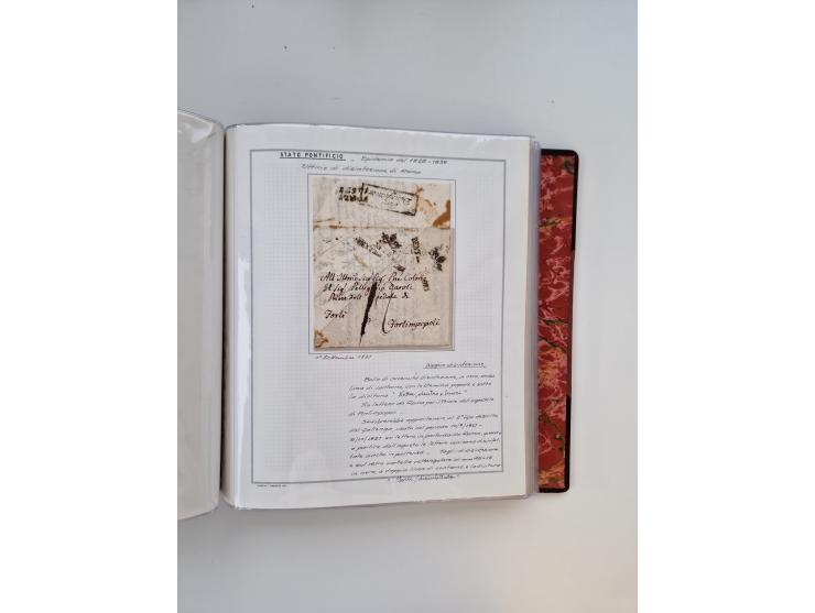 KIRCHENSTAAT: 1630/1886, sehr reichhaltige Sammlung mit über 370 Briefen und Dokumenten, darunter u. a. ein Dokument über die