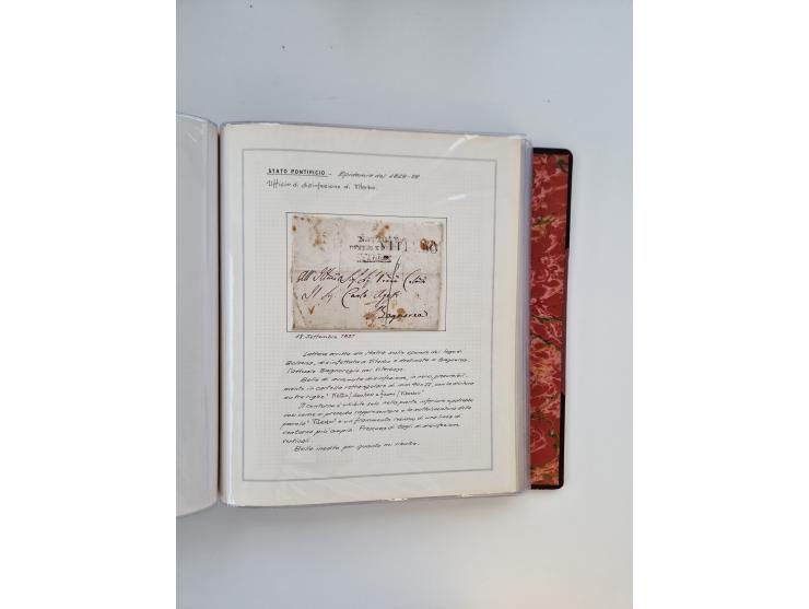 KIRCHENSTAAT: 1630/1886, sehr reichhaltige Sammlung mit über 370 Briefen und Dokumenten, darunter u. a. ein Dokument über die