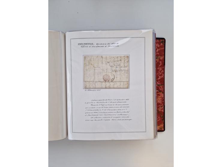 KIRCHENSTAAT: 1630/1886, sehr reichhaltige Sammlung mit über 370 Briefen und Dokumenten, darunter u. a. ein Dokument über die