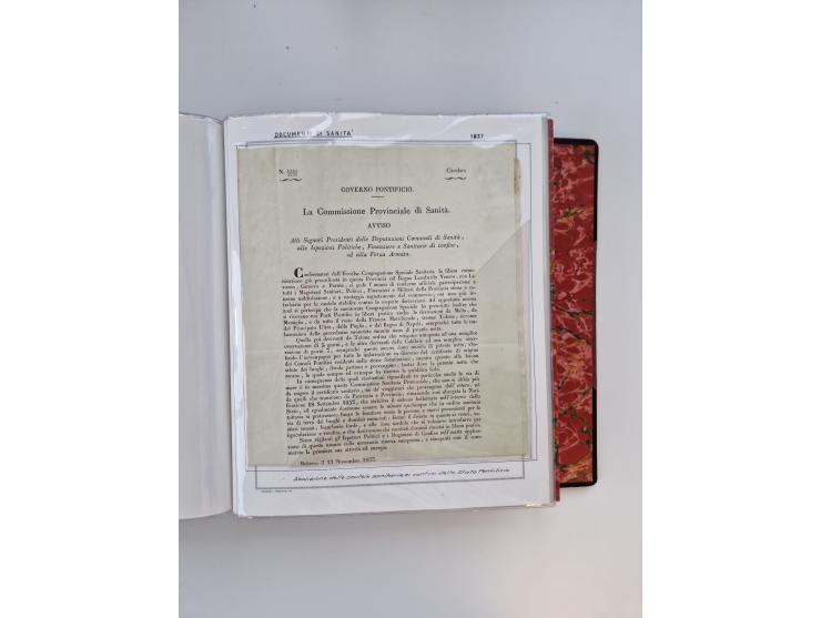 KIRCHENSTAAT: 1630/1886, sehr reichhaltige Sammlung mit über 370 Briefen und Dokumenten, darunter u. a. ein Dokument über die