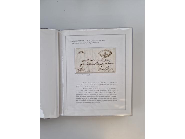 KIRCHENSTAAT: 1630/1886, sehr reichhaltige Sammlung mit über 370 Briefen und Dokumenten, darunter u. a. ein Dokument über die