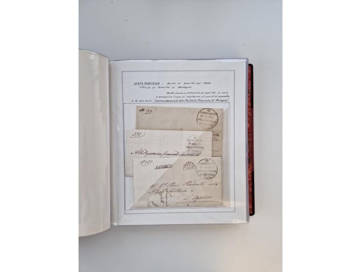 KIRCHENSTAAT: 1630/1886, sehr reichhaltige Sammlung mit über 370 Briefen und Dokumenten, darunter u. a. ein Dokument über die