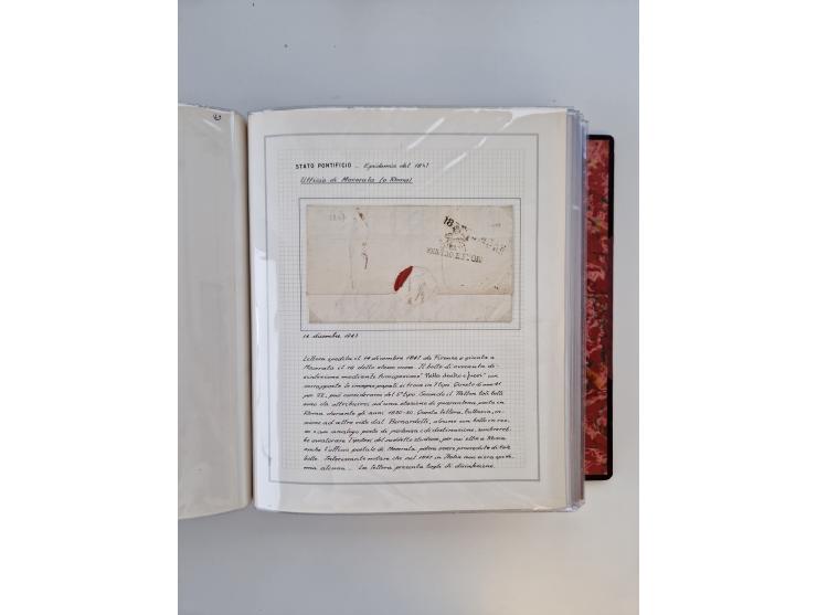 KIRCHENSTAAT: 1630/1886, sehr reichhaltige Sammlung mit über 370 Briefen und Dokumenten, darunter u. a. ein Dokument über die