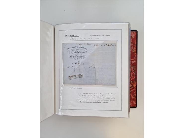 KIRCHENSTAAT: 1630/1886, sehr reichhaltige Sammlung mit über 370 Briefen und Dokumenten, darunter u. a. ein Dokument über die