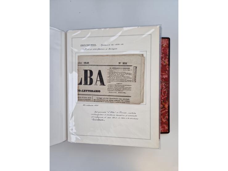 KIRCHENSTAAT: 1630/1886, sehr reichhaltige Sammlung mit über 370 Briefen und Dokumenten, darunter u. a. ein Dokument über die