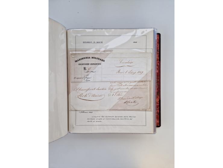 KIRCHENSTAAT: 1630/1886, sehr reichhaltige Sammlung mit über 370 Briefen und Dokumenten, darunter u. a. ein Dokument über die