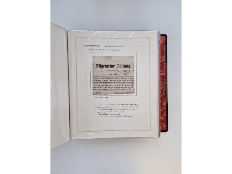 KIRCHENSTAAT: 1630/1886, sehr reichhaltige Sammlung mit über 370 Briefen und Dokumenten, darunter u. a. ein Dokument über die