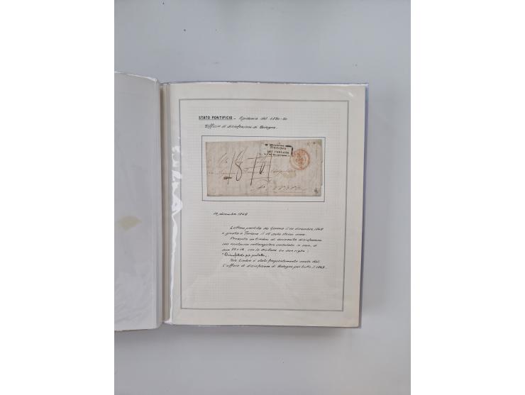 KIRCHENSTAAT: 1630/1886, sehr reichhaltige Sammlung mit über 370 Briefen und Dokumenten, darunter u. a. ein Dokument über die