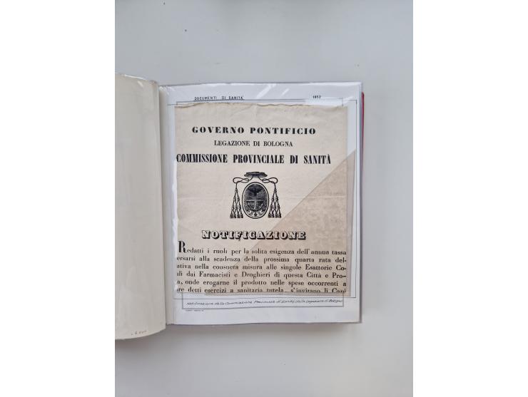 KIRCHENSTAAT: 1630/1886, sehr reichhaltige Sammlung mit über 370 Briefen und Dokumenten, darunter u. a. ein Dokument über die