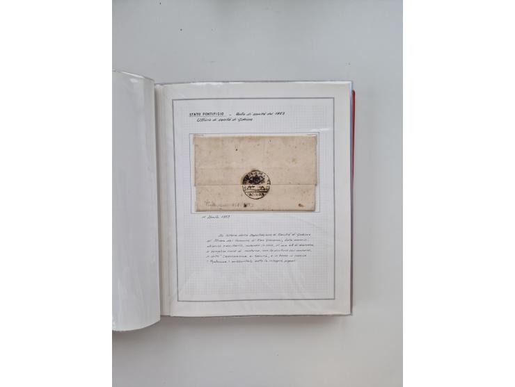 KIRCHENSTAAT: 1630/1886, sehr reichhaltige Sammlung mit über 370 Briefen und Dokumenten, darunter u. a. ein Dokument über die