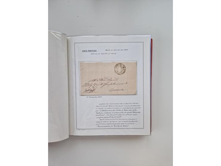 KIRCHENSTAAT: 1630/1886, sehr reichhaltige Sammlung mit über 370 Briefen und Dokumenten, darunter u. a. ein Dokument über die