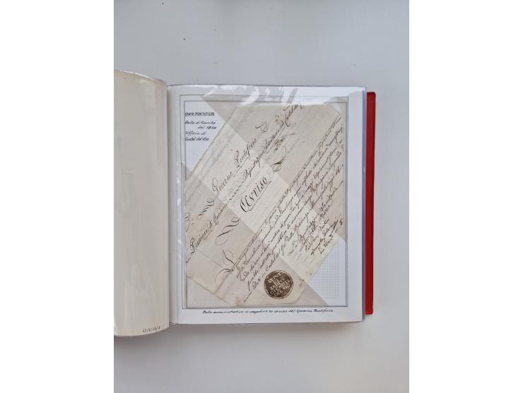 KIRCHENSTAAT: 1630/1886, sehr reichhaltige Sammlung mit über 370 Briefen und Dokumenten, darunter u. a. ein Dokument über die