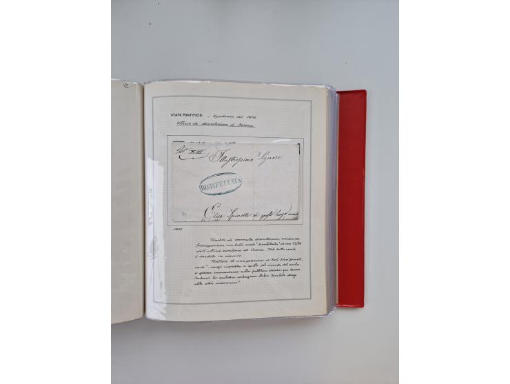 KIRCHENSTAAT: 1630/1886, sehr reichhaltige Sammlung mit über 370 Briefen und Dokumenten, darunter u. a. ein Dokument über die