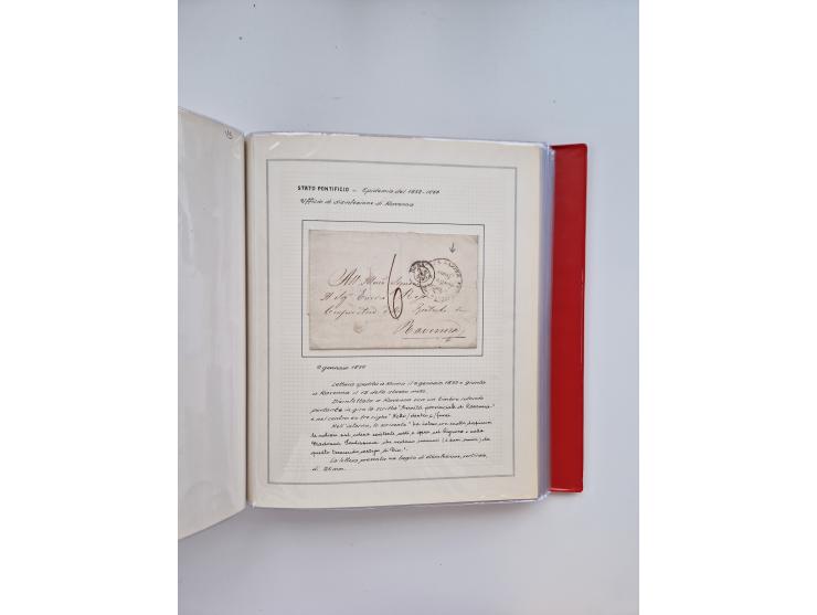 KIRCHENSTAAT: 1630/1886, sehr reichhaltige Sammlung mit über 370 Briefen und Dokumenten, darunter u. a. ein Dokument über die
