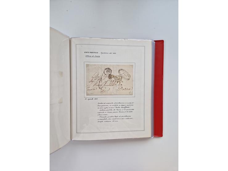 KIRCHENSTAAT: 1630/1886, sehr reichhaltige Sammlung mit über 370 Briefen und Dokumenten, darunter u. a. ein Dokument über die