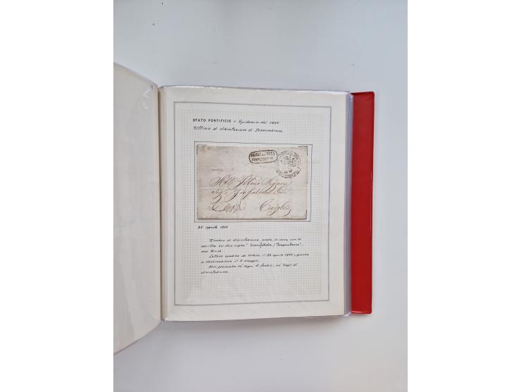 KIRCHENSTAAT: 1630/1886, sehr reichhaltige Sammlung mit über 370 Briefen und Dokumenten, darunter u. a. ein Dokument über die