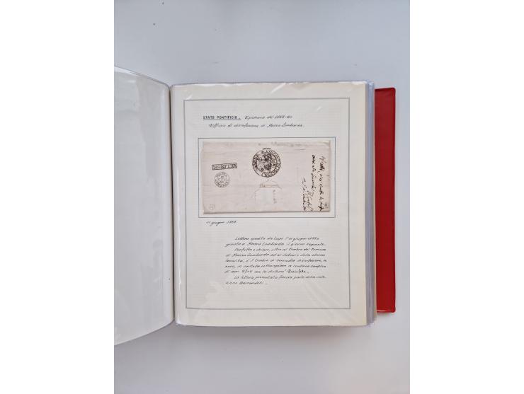 KIRCHENSTAAT: 1630/1886, sehr reichhaltige Sammlung mit über 370 Briefen und Dokumenten, darunter u. a. ein Dokument über die