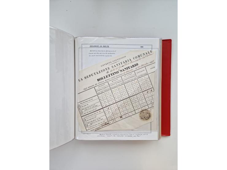 KIRCHENSTAAT: 1630/1886, sehr reichhaltige Sammlung mit über 370 Briefen und Dokumenten, darunter u. a. ein Dokument über die