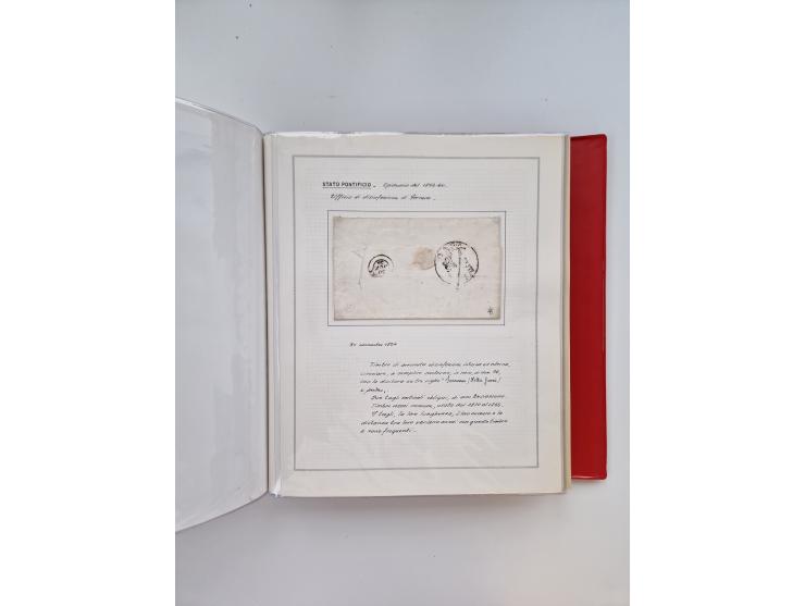 KIRCHENSTAAT: 1630/1886, sehr reichhaltige Sammlung mit über 370 Briefen und Dokumenten, darunter u. a. ein Dokument über die