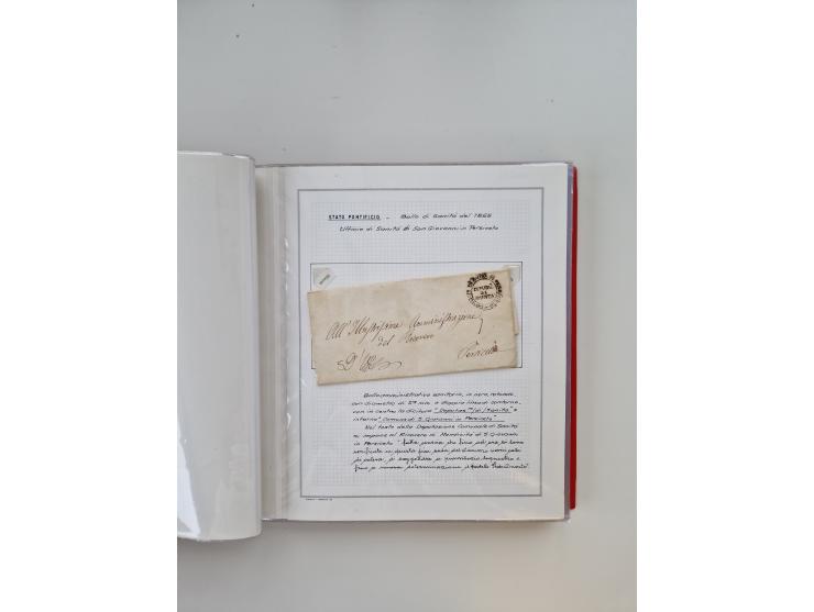 KIRCHENSTAAT: 1630/1886, sehr reichhaltige Sammlung mit über 370 Briefen und Dokumenten, darunter u. a. ein Dokument über die