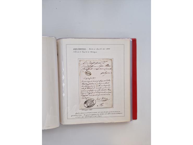 KIRCHENSTAAT: 1630/1886, sehr reichhaltige Sammlung mit über 370 Briefen und Dokumenten, darunter u. a. ein Dokument über die