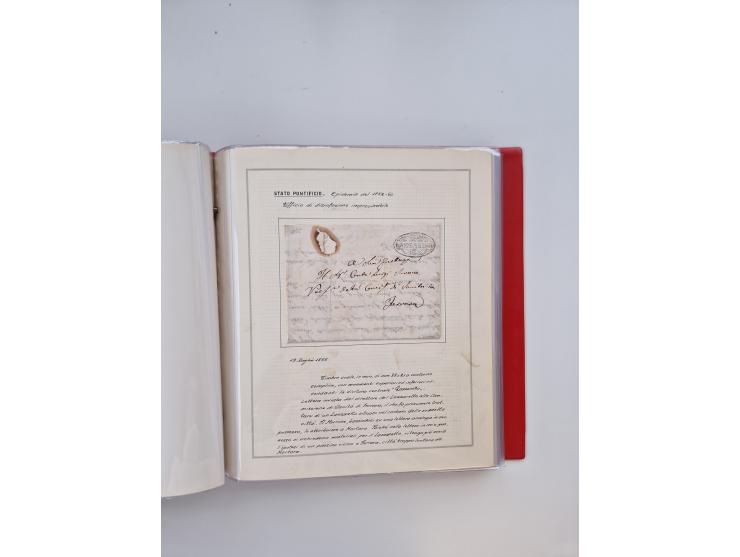 KIRCHENSTAAT: 1630/1886, sehr reichhaltige Sammlung mit über 370 Briefen und Dokumenten, darunter u. a. ein Dokument über die