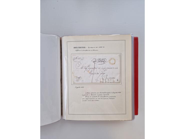 KIRCHENSTAAT: 1630/1886, sehr reichhaltige Sammlung mit über 370 Briefen und Dokumenten, darunter u. a. ein Dokument über die