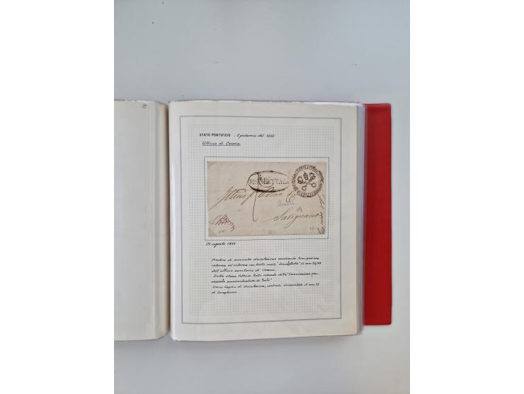 KIRCHENSTAAT: 1630/1886, sehr reichhaltige Sammlung mit über 370 Briefen und Dokumenten, darunter u. a. ein Dokument über die