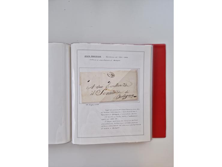 KIRCHENSTAAT: 1630/1886, sehr reichhaltige Sammlung mit über 370 Briefen und Dokumenten, darunter u. a. ein Dokument über die