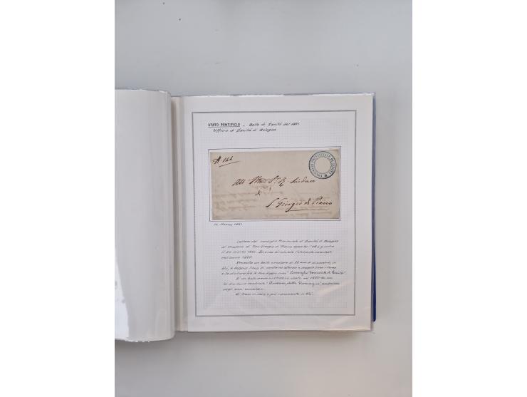 KIRCHENSTAAT: 1630/1886, sehr reichhaltige Sammlung mit über 370 Briefen und Dokumenten, darunter u. a. ein Dokument über die