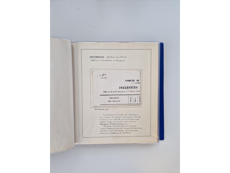 KIRCHENSTAAT: 1630/1886, sehr reichhaltige Sammlung mit über 370 Briefen und Dokumenten, darunter u. a. ein Dokument über die
