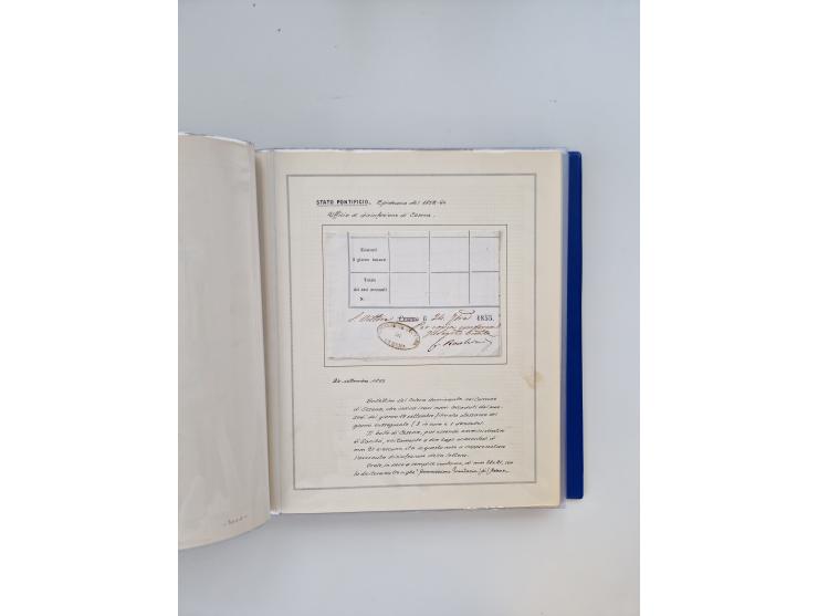 KIRCHENSTAAT: 1630/1886, sehr reichhaltige Sammlung mit über 370 Briefen und Dokumenten, darunter u. a. ein Dokument über die