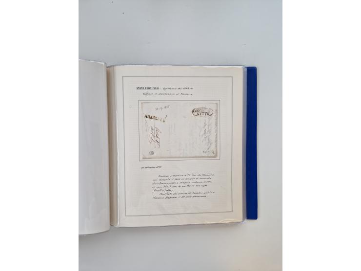 KIRCHENSTAAT: 1630/1886, sehr reichhaltige Sammlung mit über 370 Briefen und Dokumenten, darunter u. a. ein Dokument über die