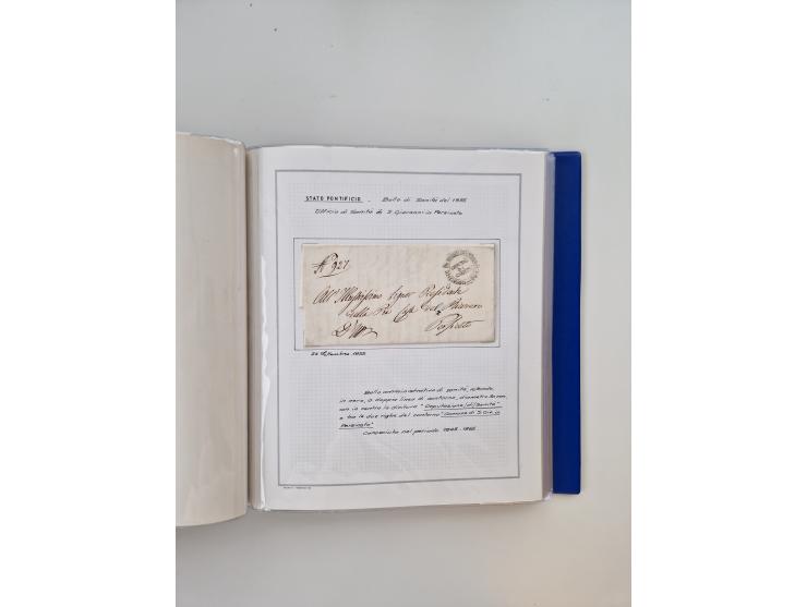 KIRCHENSTAAT: 1630/1886, sehr reichhaltige Sammlung mit über 370 Briefen und Dokumenten, darunter u. a. ein Dokument über die