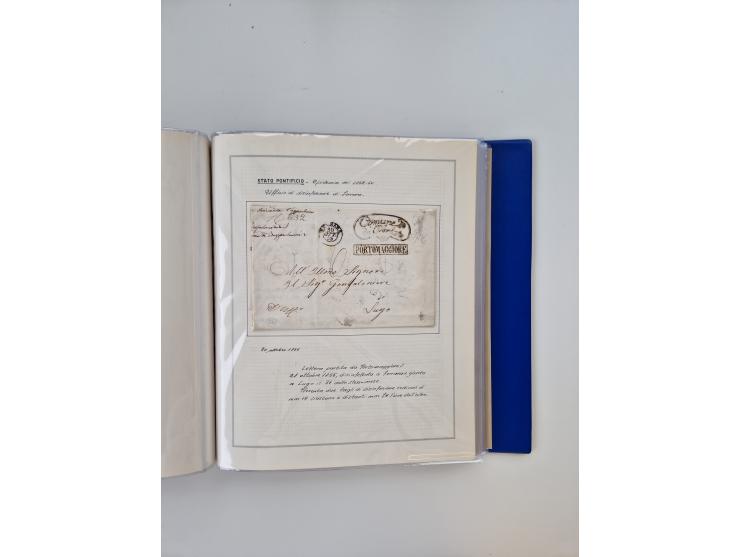 KIRCHENSTAAT: 1630/1886, sehr reichhaltige Sammlung mit über 370 Briefen und Dokumenten, darunter u. a. ein Dokument über die